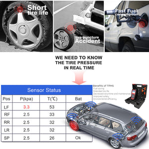 [EU Direct] Autel MaxiTPMS TS501 TPMS Diagnosis Tool OBD 2 Car Diagnostic Scanner OBDII Code Reader TPMS Check 433 315MHz Sensor Programming