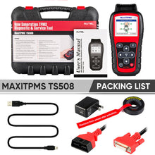 Load image into Gallery viewer, [EU Direct] Autel MaxiTPMS TS508WF TPMS Tool Sensor Progarmming/ Relearn/ Activate TPMS Reset Read/Clear TPMS DTCs
