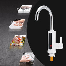 Load image into Gallery viewer, 360 Electric Heater LED Faucet Tap Hot Water Bathroom Kitchen Fast Heater
