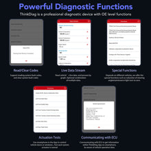 Load image into Gallery viewer, THINKCAR ThinkDiag OBD2 Full System OBDII Code Reader with 16 Reset Function for Android/IOS Easydaig Scanner Update Version
