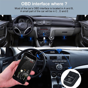 AER ELM327 25K80 Chip OBD2 Code Reader WiFi AER ELM 327 V1.5 PIC18F25K80 ELM327 BT4.0 bluetooth 4.0 OBD2