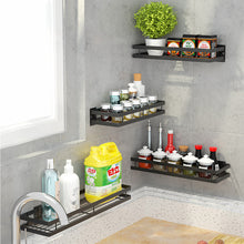 Load image into Gallery viewer, Kitchen Wall Mount Metal Storage Shelf Spice Jar Rack Bottle Bathroom Organizer
