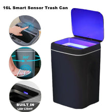 Load image into Gallery viewer, AGSIVO 16L Smart Induction Touchless Trash Can Waste Bin With Motion Sensor and Rechargeable Battery For Kitchen Bedroom Bathroom Office
