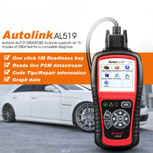 Load image into Gallery viewer, Autel AL519 OBD2 Scanner Diagnostic Tool Car Code Reader Escaner Automotriz Automotive Scanner Car Diagnostic
