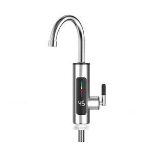 AGSIVO 3000W 220V Instant Electric Water Heater Faucet Tap Tankless LED Digital Display EU Plug for Kitchen Bathroom