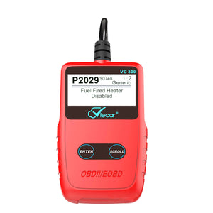 VC309 OBDII EOBD Code Reader Engine Analyzer Car Scanner OBD2 Scanner Cars Diagnostic Tool Multifunctional