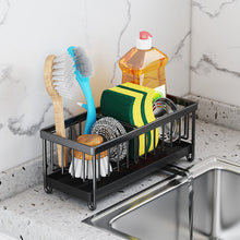 Load image into Gallery viewer, Kitchen Stainless Steel Sink Storage Shelf Tabletop Sponge Mop Rag Dishcloth Sink Draining Bathroom Storage Rack
