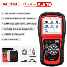 Load image into Gallery viewer, Autel AL519 OBD2 Scanner Diagnostic Tool Car Code Reader Escaner Automotriz Automotive Scanner Car Diagnostic
