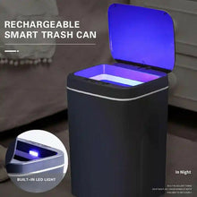 Load image into Gallery viewer, AGSIVO 16L Smart Induction Touchless Trash Can Waste Bin With Motion Sensor and Rechargeable Battery For Kitchen Bedroom Bathroom Office
