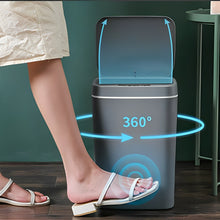 Load image into Gallery viewer, AGSIVO 16L Smart Induction Touchless Trash Can Waste Bin With Motion Sensor and Rechargeable Battery For Kitchen Bedroom Bathroom Office
