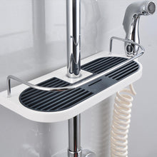 Load image into Gallery viewer, Bathroom Pole Shelf Shower Storage Caddy Rack Organiser Tray Holder Drain Shelf
