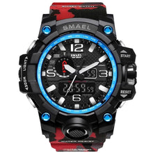 Load image into Gallery viewer, SMAEL Brand Men Sports Watches Dual Display
