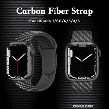 Load image into Gallery viewer, Carbon Fiber Strap For Apple Watches
