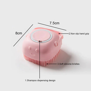 Dog & Cat Massage Shampoo Brush