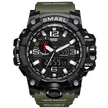 Load image into Gallery viewer, SMAEL Brand Men Sports Watches Dual Display
