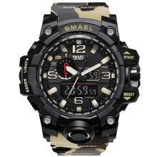 Load image into Gallery viewer, SMAEL Brand Men Sports Watches Dual Display
