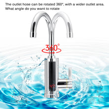 Load image into Gallery viewer, 360 Electric Heater LED Faucet Tap Hot Water Bathroom Kitchen Fast Heater
