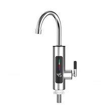 Load image into Gallery viewer, AGSIVO 3000W 220V Instant Electric Water Heater Faucet Tap Tankless LED Digital Display EU Plug for Kitchen Bathroom
