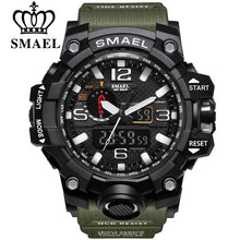 Load image into Gallery viewer, SMAEL Brand Men Sports Watches Dual Display
