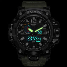 Load image into Gallery viewer, SMAEL Brand Men Sports Watches Dual Display
