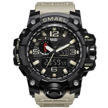 Load image into Gallery viewer, SMAEL Brand Men Sports Watches Dual Display
