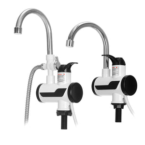 Instant Electric Faucet Tap Hot Water Heater LED Display Bathroom Kitchen