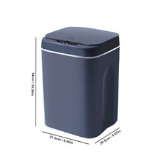 Load image into Gallery viewer, AGSIVO 16L Smart Induction Touchless Trash Can Waste Bin With Motion Sensor and Rechargeable Battery For Kitchen Bedroom Bathroom Office
