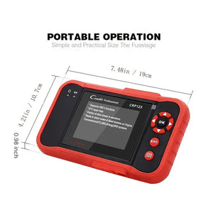 LAUNCH OBD2 Scanner CRP123 Elite  Model Engine/ABS/SRS/Transmission Diagnostic Scan Tool SRS Airbag Code Reader Lifetime Free Update