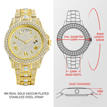 Load image into Gallery viewer, Men&#39;s Luxury Crystal Watches
