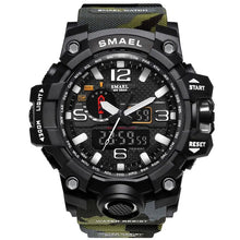 Load image into Gallery viewer, SMAEL Brand Men Sports Watches Dual Display
