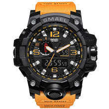 Load image into Gallery viewer, SMAEL Brand Men Sports Watches Dual Display
